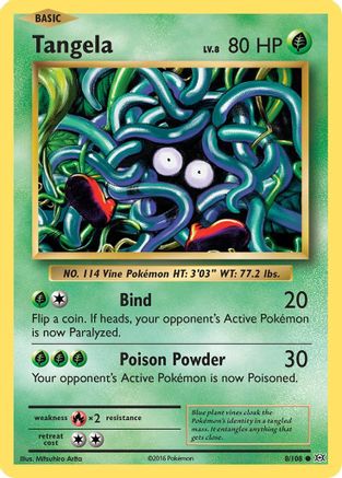 Tangela 8/108 - XY  Evolutions