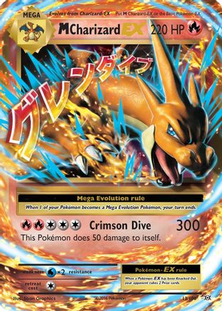 M Charizard-EX 13/108 - Evolutions Holofoil