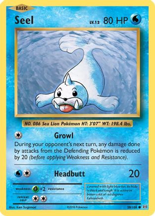 Seel 28/108 - XY  Evolutions