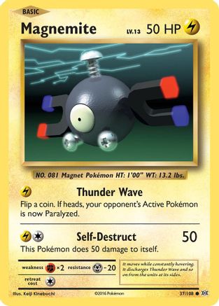 Magnemite 37/108 - XY  Evolutions