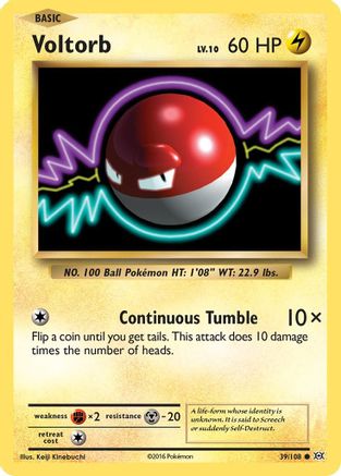 Voltorb 39/108 - XY  Evolutions