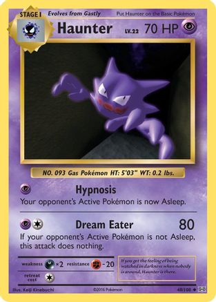 Haunter 48/108 - Evolutions Reverse Holofoil