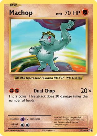 Machop 57/108 - XY  Evolutions