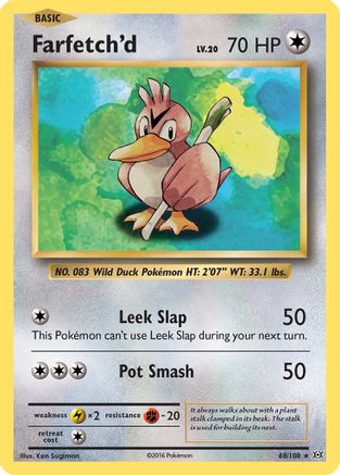 Farfetch'd 68/108 - XY  Evolutions