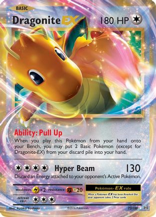 Dragonite-EX 72/108 - Evolutions Holofoil