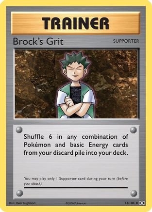 Brock's Grit 74/108 - XY  Evolutions