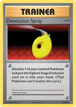 Devolution Spray 76/108 - XY  Evolutions
