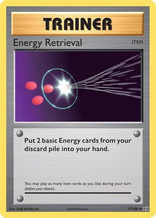 Energy Retrieval 77/108 - XY  Evolutions
