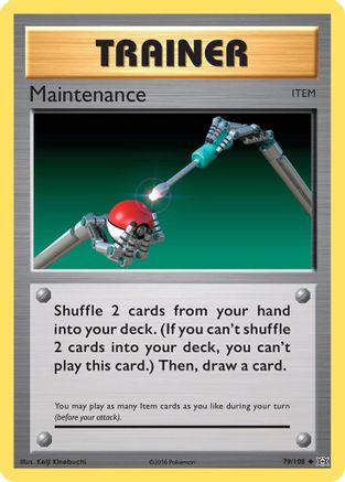 Maintenance 79/108 - XY  Evolutions