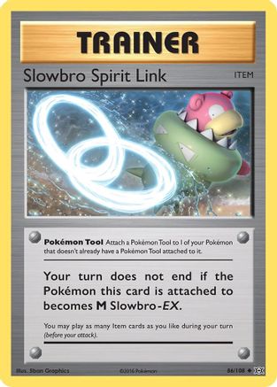 Slowbro Spirit Link 86/108 - XY  Evolutions Reverse Holofoil