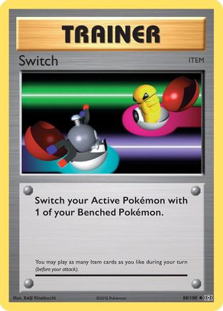 Switch 88/108 - Evolutions Reverse Holofoil