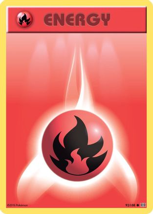 Fire Energy 92/108 - Evolutions