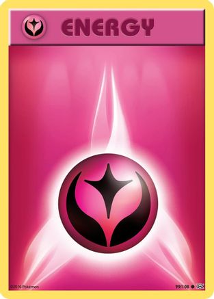 Fairy Energy 99/108 - XY  Evolutions Reverse Holofoil