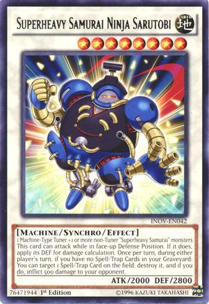 Superheavy Samurai Ninja Sarutobi (INOV-EN042) - Invasion: Vengeance 1st Edition