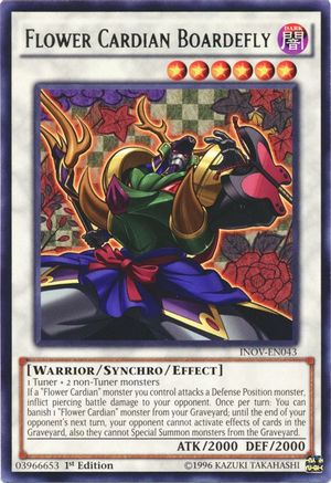 Flower Cardian Boardefly (INOV-EN043) - Invasion: Vengeance 1st Edition