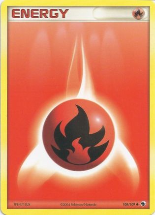 Fire Energy 108 - EX Battle Stadium