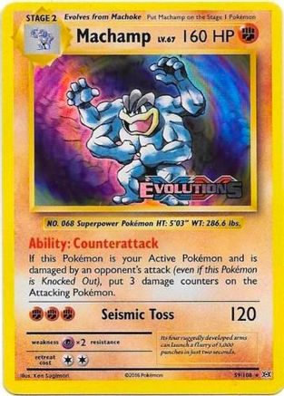 Machamp (XY Evolutions Prerelease) 59 - XY Promos Holofoil