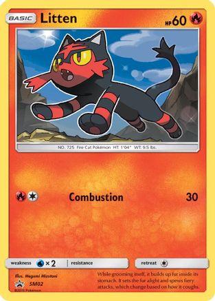 Litten SM02/248 - SM Black Star Promos Holofoil