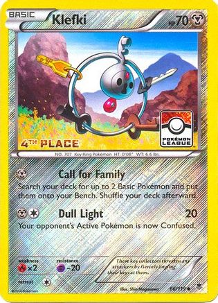 Klefki - 66/119 (League Promo) [4th Place] 66 - League & Championship Cards Reverse Holofoil