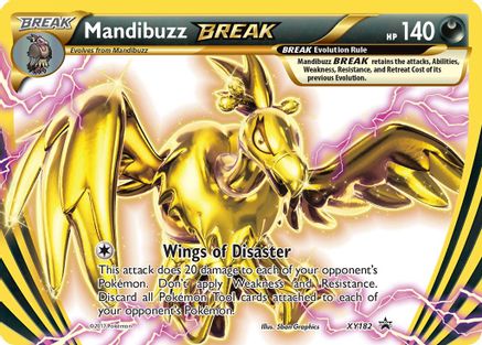 Mandibuzz BREAK XY182/211 - XY Black Star Promos Holofoil