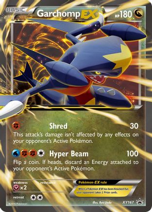 Garchomp-EX XY167/211 - XY Black Star Promos Holofoil