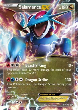 Salamence-EX XY170/211 - XY Black Star Promos Holofoil