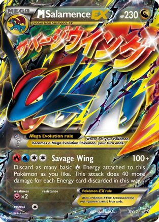 M Salamence-EX XY171/211 - XY Black Star Promos Holofoil