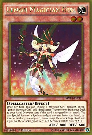 Lemon Magician Girl (MVP1-ENG51) - The Dark Side of Dimensions Movie Pack: Gold Edition 1st Edition