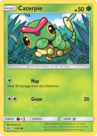 Caterpie 1/149 - SM Base Set