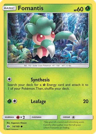 Fomantis 14/149 - SM Base Set