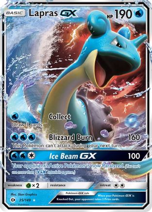 Lapras-GX 35/149 - Sun & Moon Holofoil