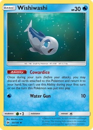 Wishiwashi 44/149 - SM Base Set