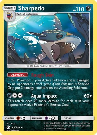 Sharpedo 82/149 - Sun & Moon Holofoil