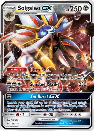 Solgaleo-GX 89/149 - Sun & Moon Holofoil