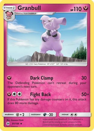 Granbull 91/149 - Sun & Moon