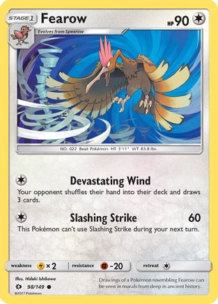 Fearow 98/149 - Sun & Moon Reverse Holofoil