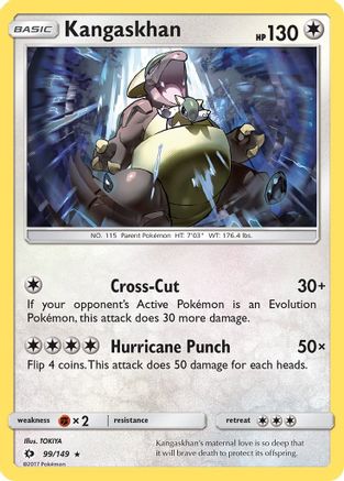 Kangaskhan 99/149 - SM Base Set Reverse Holofoil