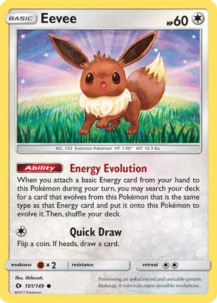 Eevee 101/149 - Sun & Moon