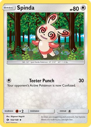 Spinda 102/149 - Sun & Moon