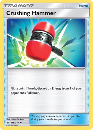 Crushing Hammer 115/149 - SM Base Set Reverse Holofoil