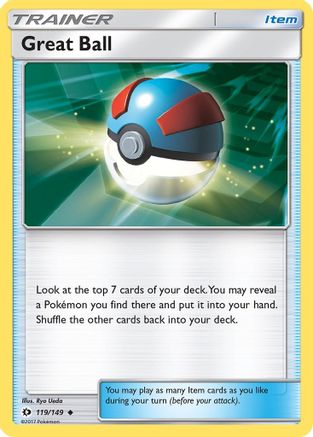 Great Ball 119/149 - Sun & Moon Reverse Holofoil