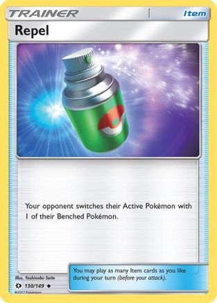 Repel 130/149 - SM Base Set Reverse Holofoil