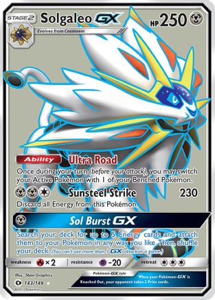 Solgaleo-GX 143/149 - Sun & Moon Holofoil