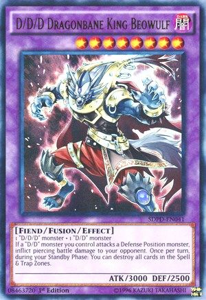 D/D/D Dragonbane King Beowulf (SDPD-EN041) - Structure Deck: Pendulum Domination 1st Edition
