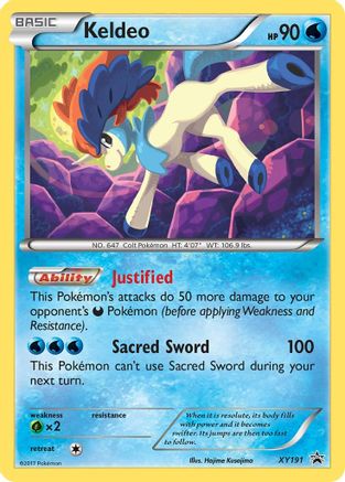 Keldeo XY191/211 - XY Black Star Promos Holofoil