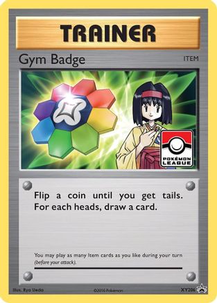 Gym Badge XY206/211 - XY Black Star Promos Holofoil