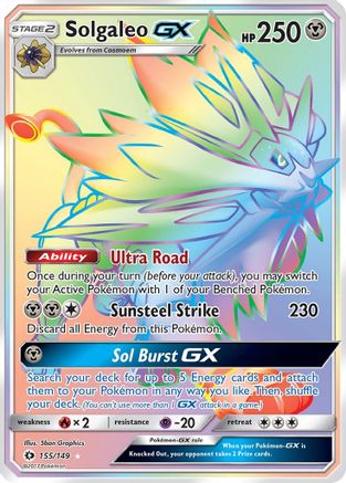 Solgaleo-GX 155/149 - Sun & Moon Holofoil