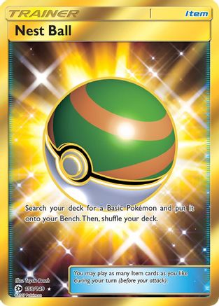 Nest Ball 158/149 - Sun & Moon Holofoil