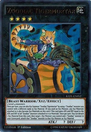 Zoodiac Tigermortar (RATE-EN052) - Raging Tempest 1st Edition