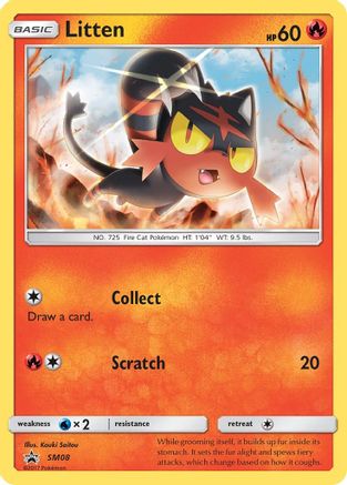 Litten SM08/248 - SM Black Star Promos Holofoil